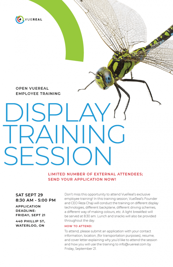 display technology training poster